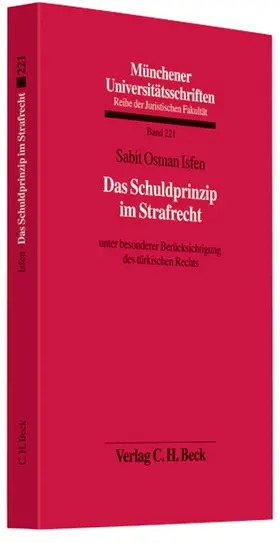 Isfen |  Das Schuldprinzip im Strafrecht | Buch |  Sack Fachmedien