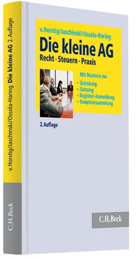 Ossola-Haring / Horstig / Jaschinski |  Die kleine AG | Buch |  Sack Fachmedien