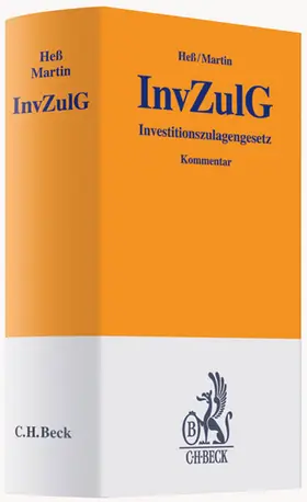 Heß / Martin |  Investitionszulagengesetz | Buch |  Sack Fachmedien
