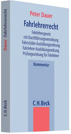 Dauer |  Fahrlehrerrecht | Buch |  Sack Fachmedien