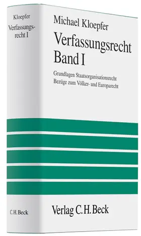 Kloepfer |  Verfassungsrecht: Band I  | Buch |  Sack Fachmedien