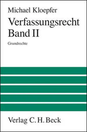 Kloepfer |  Verfassungsrecht | Buch |  Sack Fachmedien