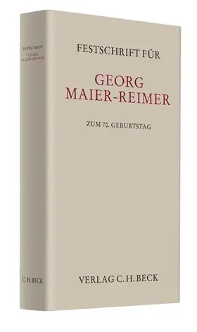 Grunewald / Westermann |  Festschrift für Georg Maier-Reimer | Buch |  Sack Fachmedien