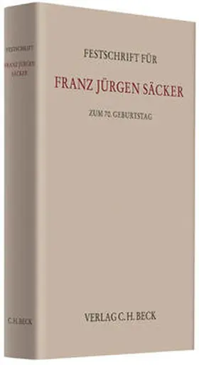 Joost / Oetker / Paschke |  Festschrift für Franz Jürgen Säcker zum 70. Geburtstag | Buch |  Sack Fachmedien