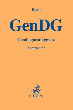 Kern |  Gendiagnostikgesetz: GenDG | Buch |  Sack Fachmedien