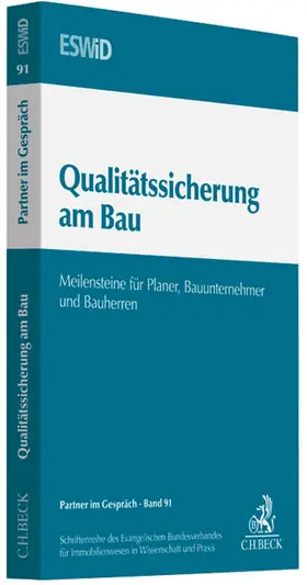 Evangelischer Bundesverband für Immobilienwesen in Wissenschaft und Praxis |  Qualitätssicherung am Bau | Buch |  Sack Fachmedien