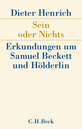 Henrich |  Sein oder Nichts | eBook | Sack Fachmedien