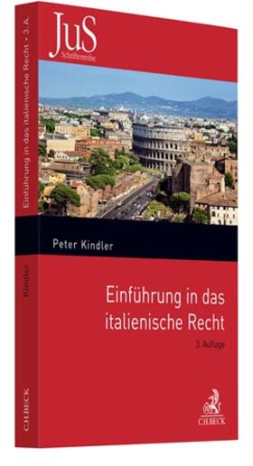 Kindler |  Einführung in das italienische Recht | Buch |  Sack Fachmedien