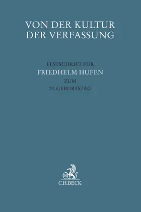 Geis / Winkler / Bickenbach |  Von der Kultur der Verfassung | Buch |  Sack Fachmedien