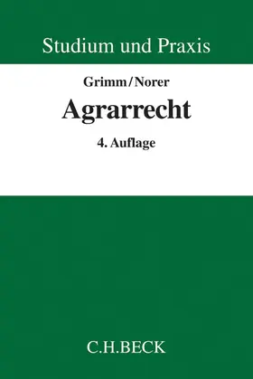 Grimm / Norer |  Agrarrecht | Buch |  Sack Fachmedien