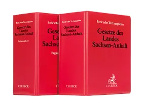 Knöll |  Gesetze des Landes Sachsen-Anhalt: Textsammlung und Ergänzungsband - Kombination, mit Fortsetzungsbezug | Loseblattwerk |  Sack Fachmedien