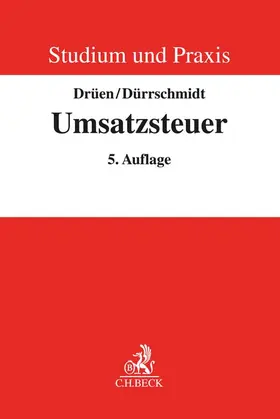 Drüen / Dürrschmidt |  Umsatzsteuer | Buch |  Sack Fachmedien