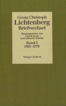  Lichtenberg Briefwechsel Bd. 1: 1765-1779 | eBook | Sack Fachmedien