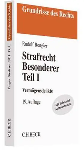 Rengier | Strafrecht Besonderer Teil I | Buch | 978-3-406-70546-5 | sack.de