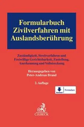 Brand |  Formularbuch Zivilverfahren mit Auslandsberührung | Buch |  Sack Fachmedien