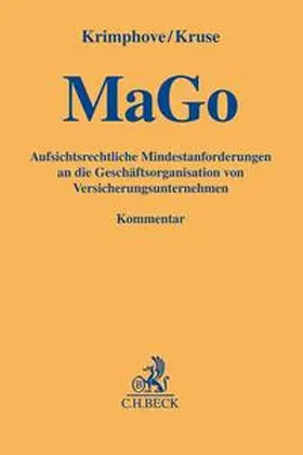 Krimphove / Kruse |  Aufsichtsrechtliche Mindestanforderungen an die Geschäftsorganisation von Versicherungsunternehmen | Buch |  Sack Fachmedien
