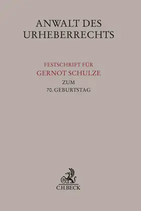 Dreier / Peifer / Specht |  Anwalt des Urheberrechts | Buch |  Sack Fachmedien