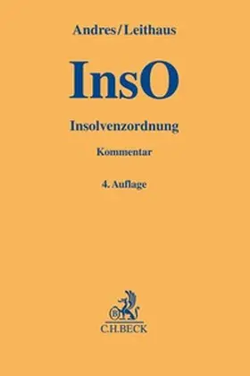 Andres / Leithaus |  InsO: Insolvenzordnung  | Buch |  Sack Fachmedien