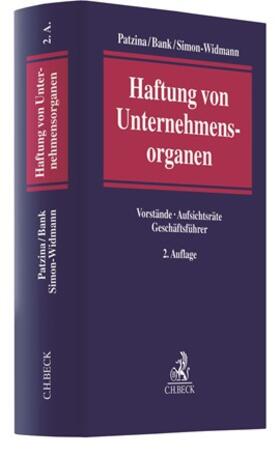 Patzina / Bank / Simon-Widmann |  Haftung von Unternehmensorganen | Buch |  Sack Fachmedien