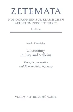 Domainko |  Uncertainty in Livy and Velleius | Buch |  Sack Fachmedien