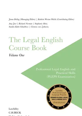 Bollag / Weston Walsh |  The Legal English Course Book Vol. I | Buch |  Sack Fachmedien