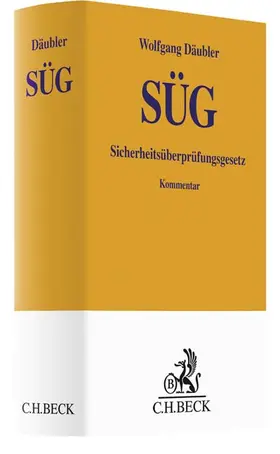 Däubler |  Sicherheitsüberprüfungsgesetz | Buch |  Sack Fachmedien