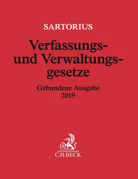 Sartorius | Verfassungs- und Verwaltungsgesetze | Buch | 978-3-406-73419-9 | sack.de