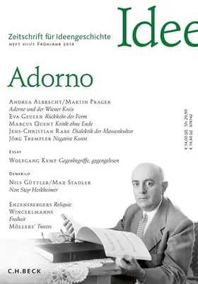 Spoerhase |  Zeitschrift für Ideengeschichte Heft XIII/1 Frühjahr 2019 | eBook | Sack Fachmedien
