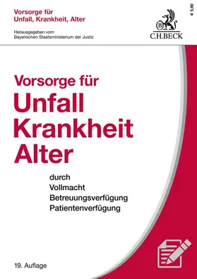 Vorsorge für Unfall, Krankheit, Alter | Buch |  Sack Fachmedien