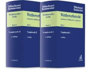 Säcker / Ganske / Knauff |  Münchener Kommentar zum Wettbewerbsrecht: Band 3: Vergaberecht I / Band 4: Vergaberecht II  | Buch |  Sack Fachmedien