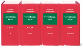 Schoch / Schneider |  Verwaltungsrecht - Verwaltungsgerichtsordnung, Verwaltungsverfahrensgesetz: VwGO, VwVfG, mit Fortsetzungsbezug | Loseblattwerk |  Sack Fachmedien