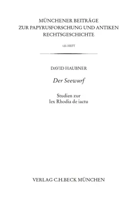 Haubner |  Der Seewurf | Buch |  Sack Fachmedien