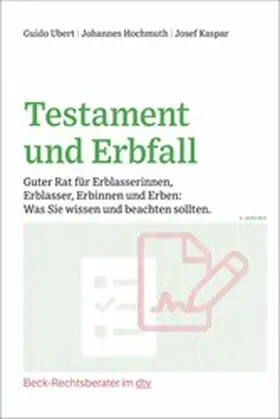 Hochmuth / Kaspar |  Testament und Erbfall | eBook | Sack Fachmedien