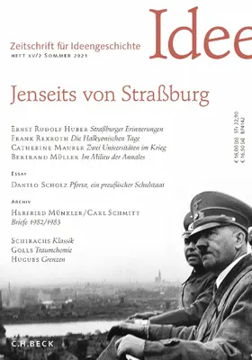 Bürger / Nolte / Staub |  Zeitschrift für Ideengeschichte Heft XV/2 Sommer 2021 | eBook | Sack Fachmedien