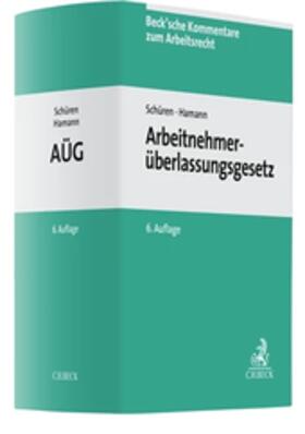 Schüren / Hamann |  Arbeitnehmerüberlassungsgesetz: AÜG | Buch |  Sack Fachmedien