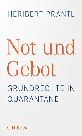 Prantl |  Not und Gebot | Buch |  Sack Fachmedien