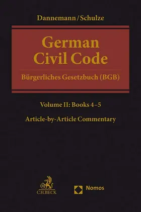 Dannemann / Schulze / Watson |  German Civil Code Volume II | Buch |  Sack Fachmedien