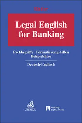 Rittler |  Legal English for Banking | Buch |  Sack Fachmedien