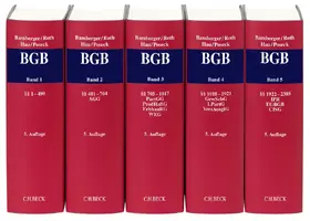 Bamberger / Roth / Hau / Poseck |  Bürgerliches Gesetzbuch  Gesamtwerk | Buch |  Sack Fachmedien