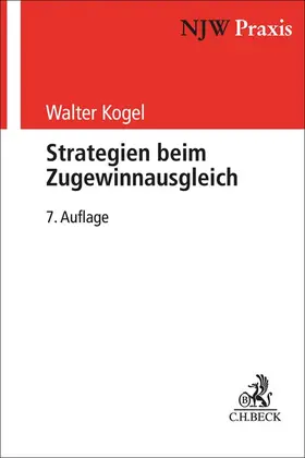 Kogel |  Strategien beim Zugewinnausgleich | Buch |  Sack Fachmedien