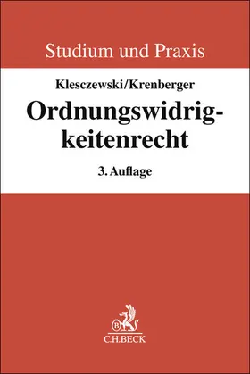 Klesczewski / Krenberger |  Ordnungswidrigkeitenrecht | Buch |  Sack Fachmedien