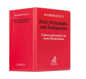  Zivil-, Wirtschafts- und Justizgesetze für die neuen Bundesländer  Hauptordner 100 mm | Loseblattwerk |  Sack Fachmedien