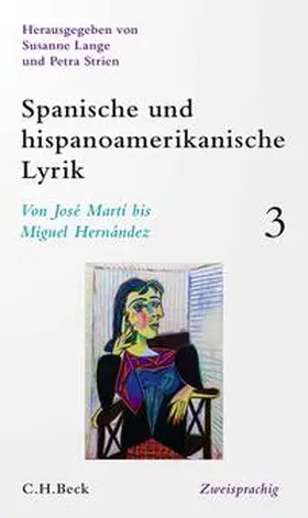 Lange / Strien |  Spanische und hispanoamerikanische Lyrik  Bd. 3: Von José Martí bis Miguel Hernández | Buch |  Sack Fachmedien