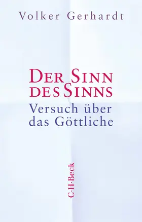 Gerhardt |  Der Sinn des Sinns | Buch |  Sack Fachmedien