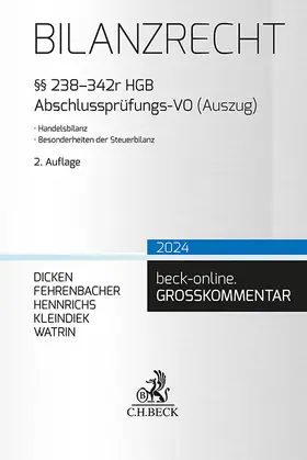 Dicken |  Bilanzrecht | Buch |  Sack Fachmedien