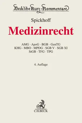 Spickhoff |  Medizinrecht | Buch |  Sack Fachmedien