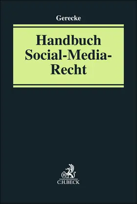 Gerecke |  Handbuch Social-Media-Recht | Buch |  Sack Fachmedien