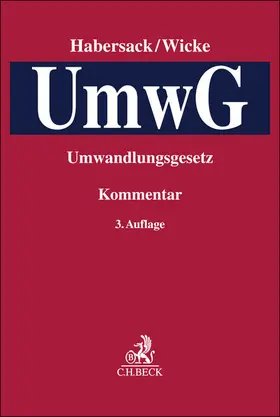 Habersack / Wicke  |  Umwandlungsgesetz | Buch |  Sack Fachmedien