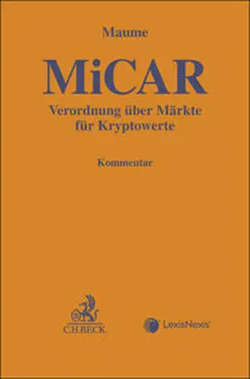 Maume |  MiCAR | Buch |  Sack Fachmedien