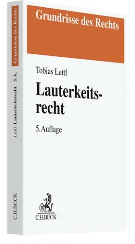 Lettl |  Lauterkeitsrecht | Buch |  Sack Fachmedien